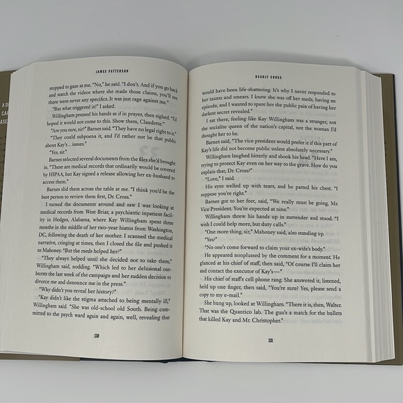 DEADLY CROSS Hardback Book by James Patterson - Picture 4 of 7